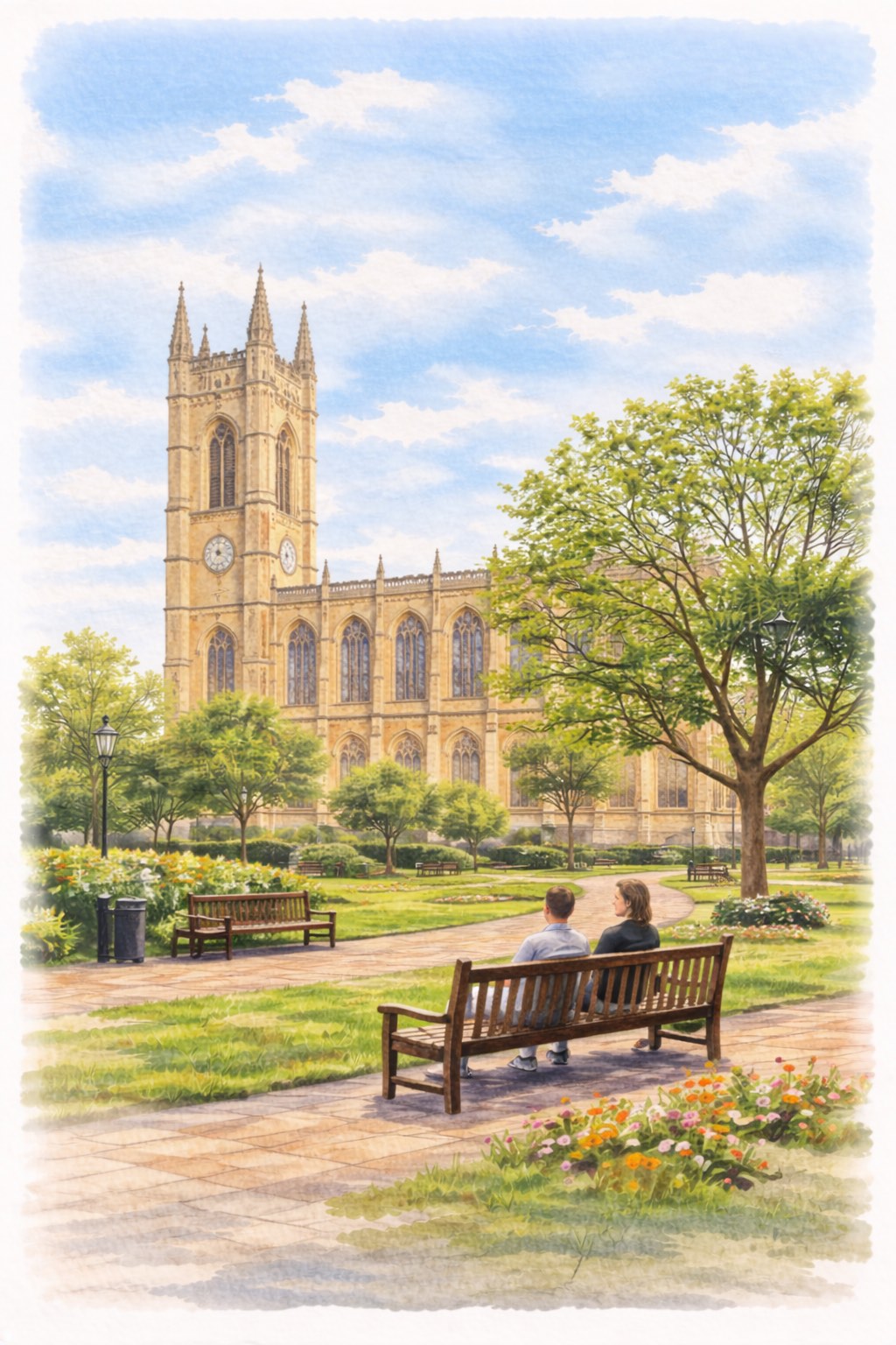 St Luke's Church watercolour